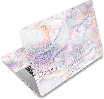 Mibbxea 15-15,6 Zoll Laptop Skin Sticker, Wiederverwendbare Vinyl Aufkleber Film Abdeckung für 13 13,3 14 15,4 Zoll Laptops & Netbooks, Dekorative, Kratzfest, Staubdicht, Wasserdicht (050 Bunte Wolke)