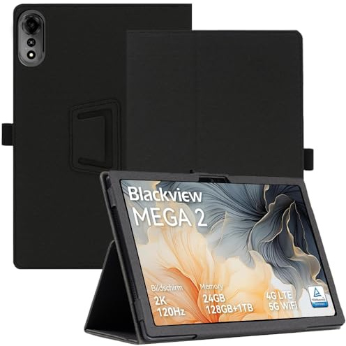 AKNICI Tablet Hülle für Blackview Mega2/Blackview MEGA2/TECLAST T60Plus/Rebecco K90/OSCAL Pad 100/ODEA A12 Tablet 12 Zoll,PU Leder Abdeckung Klappständer Case Cover Schutzhülle mit Handschlaufe Magnet