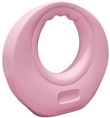 SPORTNOW Kugelhantel, 12 kg, weiche Kugelhantel mit breitem Griff, für Zuhause, Fitnessstudio, Gewichtheben und Krafttraining, Rosa