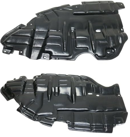Engine Splash Shield Set for Toyota Camry LE/SE/XLE/XSE 2015-2017 | LH RH Plastic Wheel Liner Pair 51442-06210 & 51441-06220 | OEM Splash Guards Underbody Protection