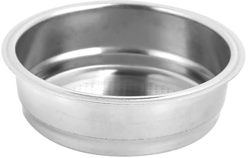 ZenithAur 51mm Coffee Filter Basket Non Pressurized Coffee Filter Stainless Steel Filter Basket for De Longhi EUPA Donlim Coffee Machines 10 Gram Capacity