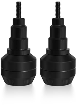 MFGZD Motorrad Sturzpads Sturzschutz Zubehör Für Kawasaki Z900 Z900RS 2017-2024 / Z1000 2010-2018 / Z1000SX 2011-2016 Sturzpads Rahmenschutz (130 Schwarz)