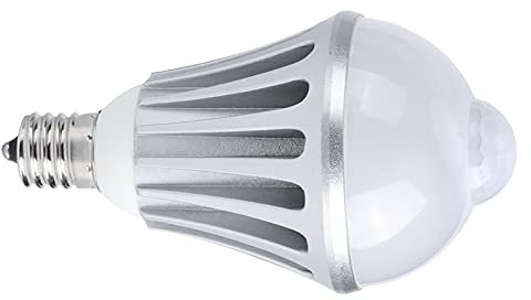 KIMISS E17 AC85 265V 10W, 9W Bombilla de Aluminio Fundido a Presión con Inducción del Cuerpo Humano AC85 265V Sensor de Movimiento Humano Bombilla LED para Lámpara Bombillas Pasillo