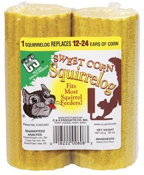 4 each: C & S Sweet Corn Squirrel Log (608)