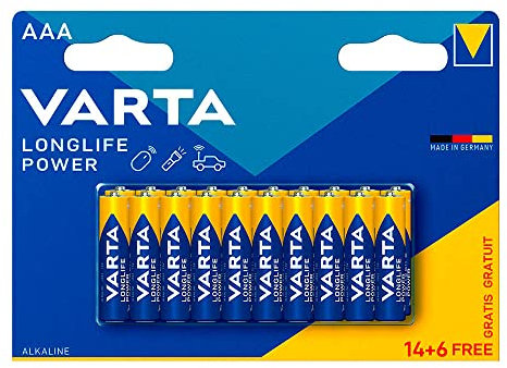 20 x LR03 AAA Batterien 1,5 V Alkaline Varta High Energy 2023