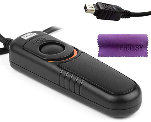 Pixel Wired Shutter Remote Control RC-201 UC1 Shutter Release Cable Compatible with Olympus Cameras