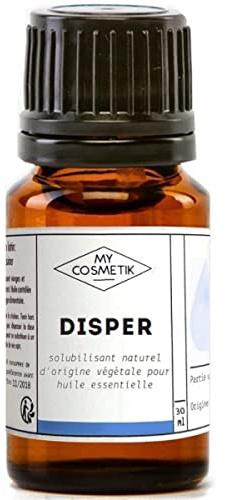 MyCosmetik - Disper (dispersant à huiles Essentielles) - Solubilisant 100% naturel et d'origine végétale pour huile essentielle - Qualité cosmétique - 30 ml