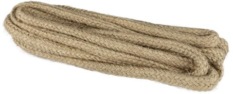 Windhager Jutestrick geflochten, 5 m, 100 Prozent Jutefasern, Juteschnur, Juteseil für drinnen und draußen, Juteband zur Fixierung von Pflanzen und Dekomaterialien, biologisch abbaubar, recycelbar