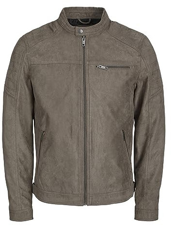 JACK & JONES Jjerocky jacka Noos konstläderjacka, falcon fake mocka, L