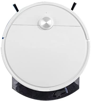 XTYPE Robot Aspirapolvere Automatico Intelligente Senza Fili Spazzare Macchina per La Pulizia A Secco A Umido Ricarica Aspirapolvere Intelligente per La Pulizia Domestica (Color : White)