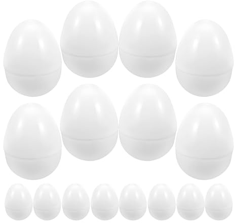 GOOHOCHY 16stücke Teiliges Füllbare Ostereier Öffnungsfähige Eier Für Kreative Deko DIY Und Ostereiersuche Für Geschenkbeschäftigung