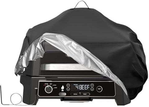 Iptienda Grillabdeckung für Ninja Woodfire Pro XL Elektrogrill & Smoker, wasserdichte Outdoor-Elektrogrill-Abdeckung, Woodfire Abdeckungen für OG850UK, 59 x 53 x 41 cm