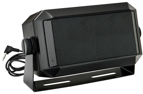 AIRITON Rectangular External Communications Speaker/CB Radio Speaker for Ham Radio, External Scanners for All 3.5mm Audio Plug CB Radios and Mobile Radios