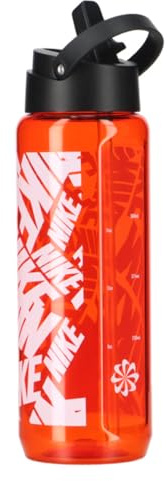 NIKE TR Renew Recharge Straw Bottiglia per Bere Safety Orange/Black/White/White 709 ml