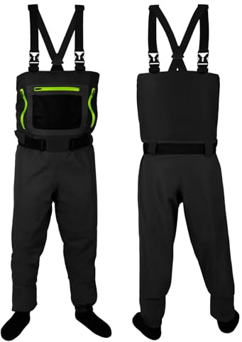 WIN.MAX Anglerwathosen aus Nylon, wasserdicht und atmungsaktiv (XL)