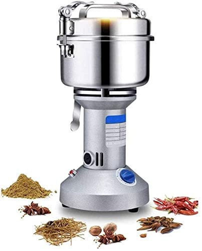 sjdoPulse Macinacaffè Elettrico per Cereali Mulini per Cereali Macinacaffè Elettrico per Cereali Mulino Superfine per Spezie, Noci, Cereali 30S Macinazione Rapida