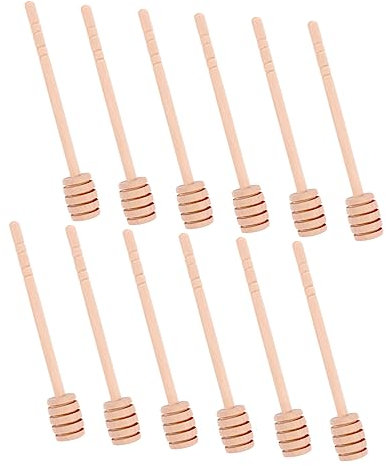 MAGICLULU 12piezas Palitos De Madera para Remover Miel Unidades Alimentos Cremosos