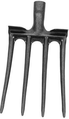 OFFSCH Forca Da Scavo Per Giardino Ad Alta Resistenza Forca Per Letame A Punte Denti Angolati Di Ricambio Per L'allentamento Del Terreno