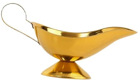ABOOFAN Tazas Para Salsa De Carne Salsera Salsera De Acero Inoxidable Salsera Pequeña Jarras Para Salsa Dispensadores De Salsa Taza De Salsa De Metal Tazones Para Condimentos