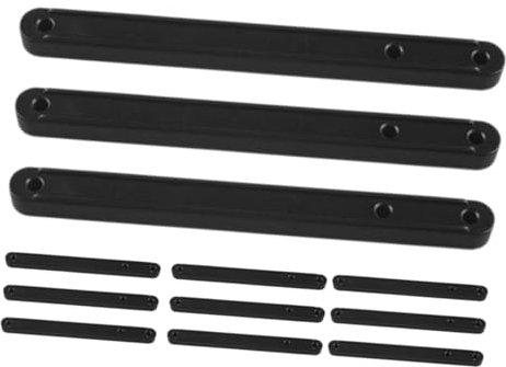 DECORNIJIA 12pcs Versatile Furniture Slides Plastic Cabinet Sliders for Easy Installation Replacement