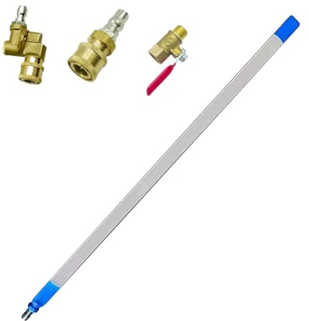 Outils de nettoyage de radiateur,Système de rinçage de radiateur Nettoyeur haute pression - Accessoires portables à haut rendement pour l'entretien des véhicules