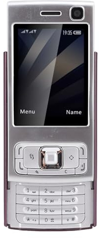 YUEHISY Lålig Skjutreglage Stor Mobiltelefon Stor Knappsats Mobiltelefon med 2,0 Tum Skärm 1000mAh Batteri MP3 MP4 -spelare FM Radio (PURPLE)