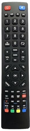 ATOMUSERLY 1 Mando a Distancia for TV con función HD 3D 50/238Z-GB-5B2-FGKUP BLA-42/188N 32/233I-WB-5B2-HKDUP(B)