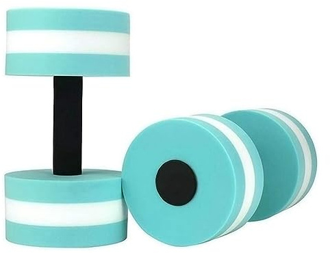 Rastapulz 2-pack aerobic-skumhantlar, vattenövningshantlar, simmotstånd, vattenhantel, simövningshantel, rock
