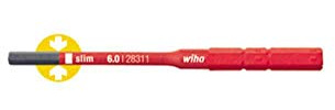 Wiha 37147 2831-18 SW slim-Vario VDE Embout de vissage 6 pans isolé pour porte-embout slimVario 3,0 x 75