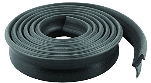 Prime-line Products GD 12290 Joint inférieur de porte de garage, 2–3/40,6 x 487,7 cm, Construction de vinyle, gris, Lot de 1