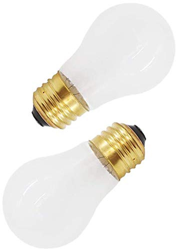 AMI PARTS 8009 Oven Light Bulb 40w 130v E26 Specially Designed to Withstand Extreme Temperatures Often Used to Light The Inside of Oven, Stove, Refrigerator, Microwave. Incandescent (2pcs)