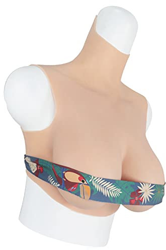 Plaque De Poitrine en Silicone Mastectomie Faux Seins ProthèSe Crossdresser Forme De Sein De Remplissage De Gel De Silicone pour Le Cosplay Transgenre,Color 1,C`Cup