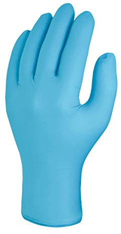 Benchmark 100 Pcs BMG462 Disposable Nitrile Gloves - Latex and Powder Free Multi-Purpose Sterile Examination Gloves (Medium)