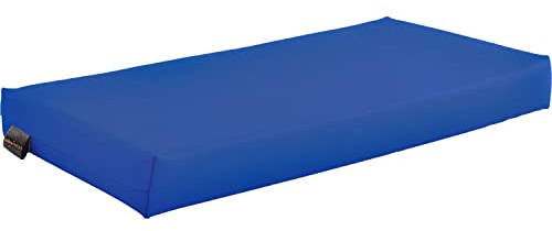 pader medi.tech Orthopädisches Entlastungskissen, Positurkissen 50x25x5cm I Bandscheibenkissen, Stufenkissen, Lagerungskissen für Beine mit festem Schaumkern (20 Atoll)