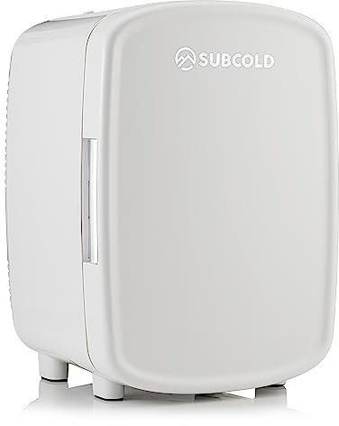 Subcold Luxe9 Mini Fridge | 9L Portable Thermoelectric AC Power Cooler | Quiet for Bedrooms, Offices, Beauty, Skincare & Cosmetics (Black)