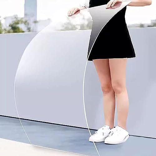 Láminas de Plástico de Policarbonato,Protección UV Paneles de Techo Transparente,Placa Duradera PC,Planchas Revestimiento de Repuesto para Invernadero,Cochera Cubierta Toldo (0.6x1m)