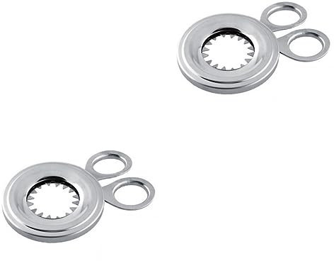 Amosfun 2pcs Egg Topper Stainless Steel Scissors Boiled Egg Eggshell Remover Easy Opener Pickling Tool Kitchen Gadget