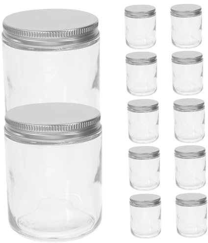 Cabilock Set Di Barattoli Per Candele in Contenitori Per Candele Vuoti Con Coperchio Portacandele Per Lumini Per La Decorazione Della Casa