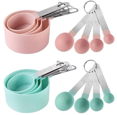 16 Pieces Stainless Steel Handle Measuring Spoons, Kitchen Tools, Graduated Measuring Spoons, Baking Accessories, Baking Measuring Tools