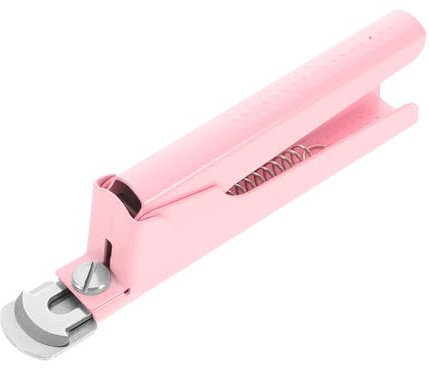 Gatuida Verstellbarer U Förmiger Nagelknipser aus für Dicke Fußnägel und Kunstnägel Präzises Trimmen Langlebig Tragbar für Professionelle Pediküre und DIY Maniküre zu Hause Salon Rosa