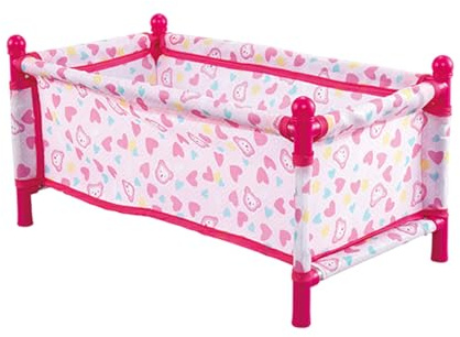 Cuna de muñecas para niños, Cama de muñecas para niños | para,Muñeca falsa de jugar cochecito de juguete, cuna realista para asiento de coche para niñas
