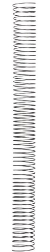 Fellowes ESP026 Spiralbindung, Metall, für Einband, 5:1, (59 Löcher), 26 mm 30 mm silber metallic