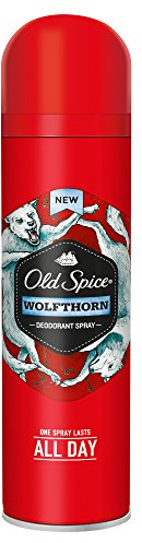 Old Spice Deodorant Spray Wolfthorn, 2er Pack (2 x 0.15 l)