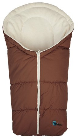 Altabebe AL2006-30 Winterfußsack Active Collection für Babyschale und Car Seat, Gruppe 0 Plus, braun / whitewash
