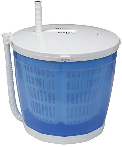 Avalon Bay EcoSpin, Portable Hand Cranked Manual Clothes Non-Electric Washing Machine and Spin Dryer, Counter Top Washer/Dryer for Camping, Apartments, RV's, or Delicates