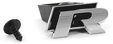 Volkswagen 5G0853948F Schriftzug R-Modell Facelift Kühlergrill Tuning Emblem