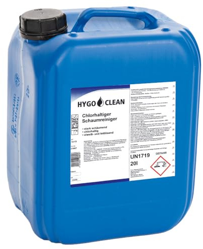 1 Stück, Schaumreiniger, FRANZ MENSCH, 20l, blau, chlorhaltig, Desinfektion | Desinfektionsreiniger, foam cleaner, Schaumreinigung, Hygiene, Lebensmittelbereich, Küche, Gastronomie, Industrie
