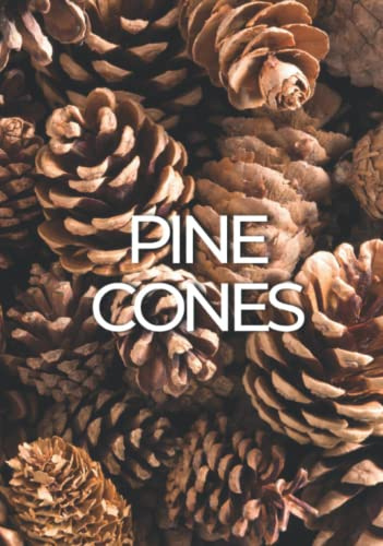 Pine Cones: Decorative Stacking book for Display | Perfect for Rustic Woodland Home Decor and Staging