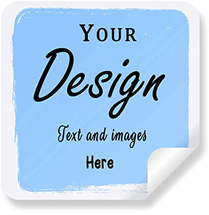 Personalisierte aufkleber - Beliebiges Design + Logo – personalisieren Sie Ihre eigenen Geschäftsaufkleber – verschiedene Formen, Größen, Hintergründe, Textaufkleber – glänzende/matte Etiketten
