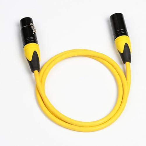 O.D.O ENGINEERING LIMITED XLR Cable Male to Female | PVC Microphone Cable | Red/Blue/Green/Yellow/Purple/Orange | 1m 2m 3m 5m | For Home Studio, DJ, PA System, Mixer, Audio Interface